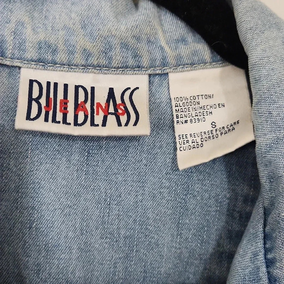 Bill Blass Jeans Vintage Jean jacket S Small - Picture 3 of 5